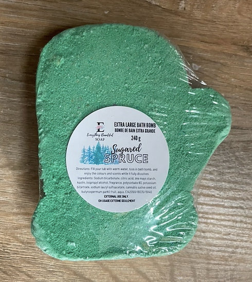 Extra Large Mitten Bath Bomb (Sugared Spruce)