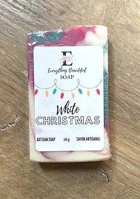 White Christmas Soap